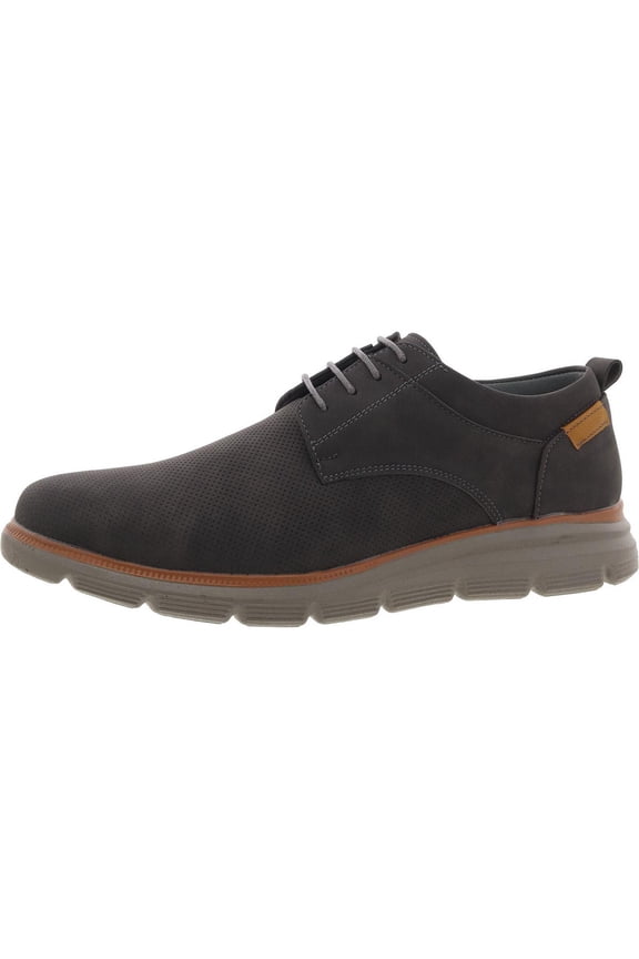 Mens Eglon 01 Faux Leather Lace-Up Oxfords