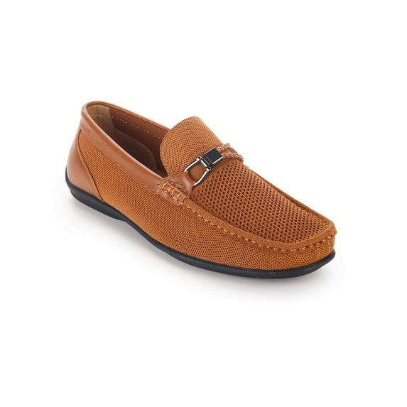 Aston Marc Mens Faux Leather Walking Loafers