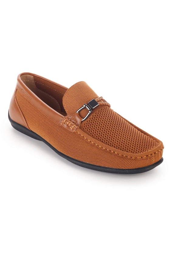 Mens Faux Leather Walking Loafers