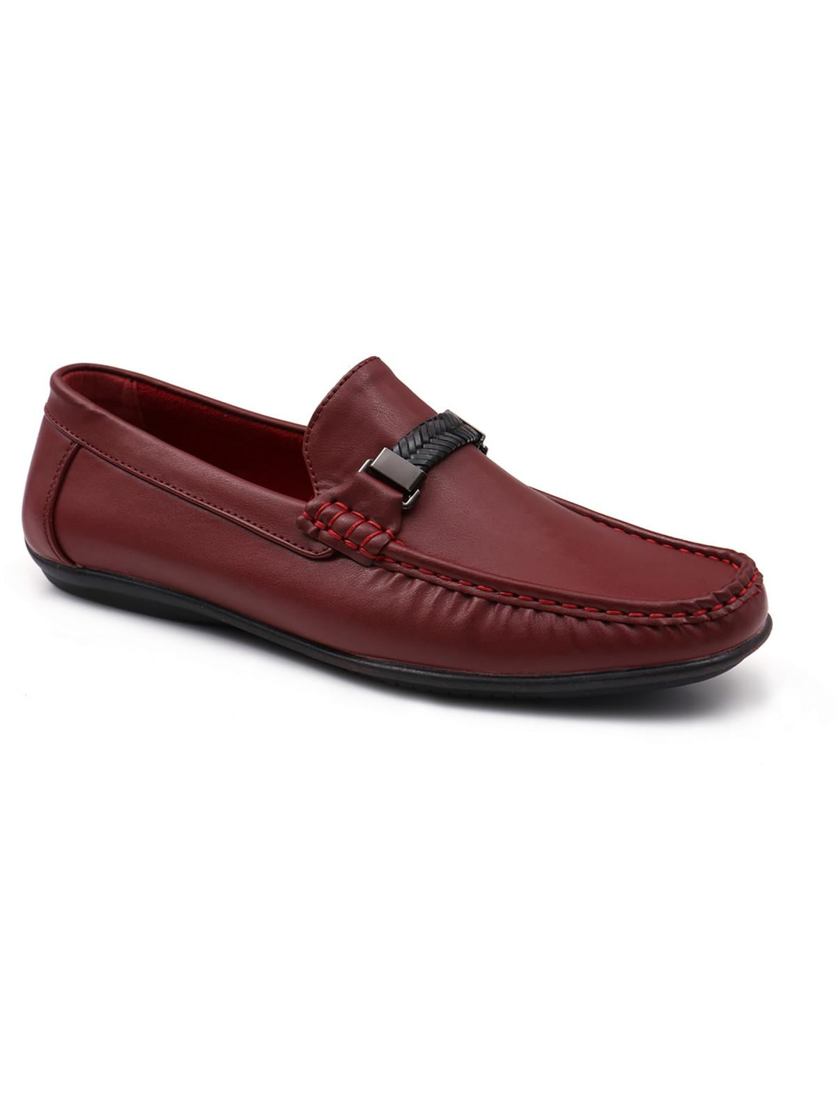 Aston Marc Men\'s Charter Bit Loafers Faux Leather Slip-On Size 9.5 Aston Marc Mens Charter 02 Faux Leather Slip On Loafers  main image 4