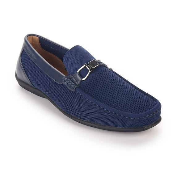 Aston Marc Walk Men's Loafers Color: Navy Size: 8.5