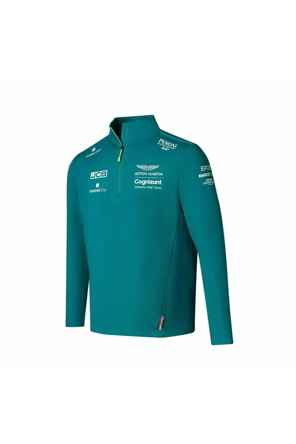 Aston Martin Cognizant F1 Men's Team Mid Layer Jacket- Green