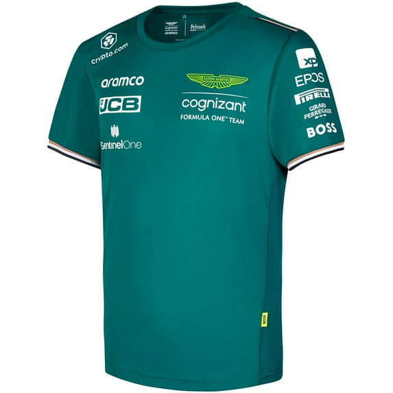 Aston Martin Cognizant F1 Kids Team T-Shirt- Youth Green