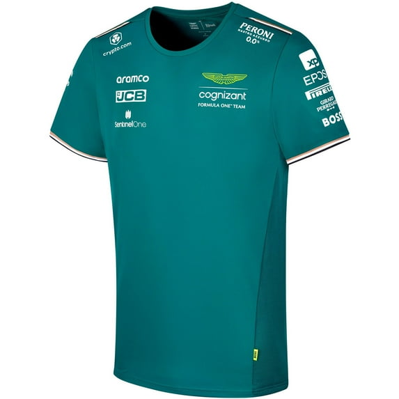Aston Martin Cognizant F1 Men's Team T-Shirt- Green