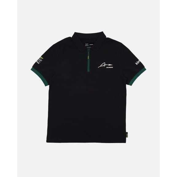 Aston Martin Cognizant F1 Kimoa Fernando Alonso Men's Lifestyle Polo-Shirt - Black