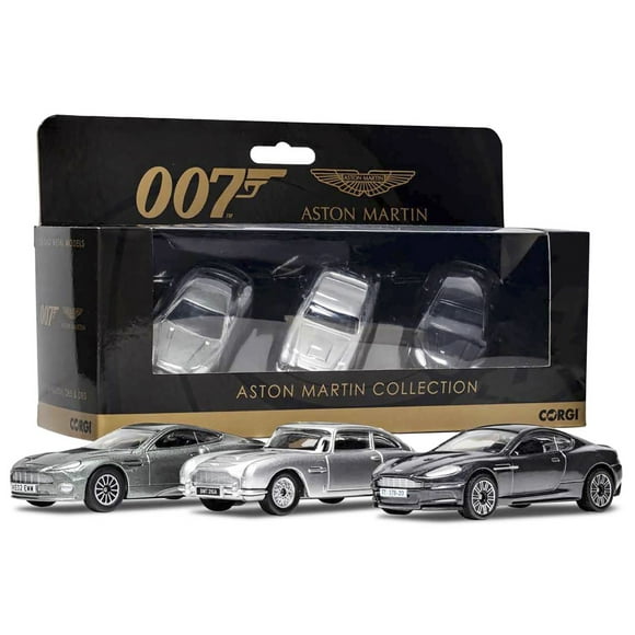 Aston Martin Collection "James Bond 007" Set of 3 Pieces Diecast Model Cars by Corgi
