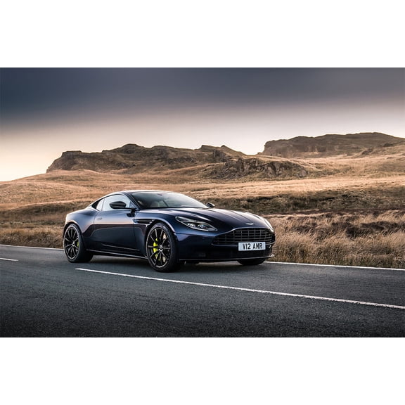 Aston Martin DB11 AMR Luxury Car Design Wall Art Home Decor - 20x30 Inch Glossy Laminated Poster - Stunning Detail and Bold Colors