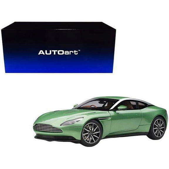 Aston Martin DB11 RHD Right Hand Drive Apple Tree 1 by 18 Scale Model Car, Green Metallic