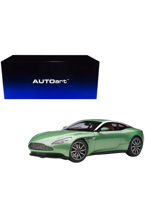 Aston Martin DB11 RHD (Right Hand Drive) Apple Tree Green Metallic 1/18 Model Car by Autoart