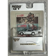 Aston Martin DB5 RHD Birch Silver Metallic 007 James Bond Thunderball 1965 Movie Ltd Ed 1/64 Diecast Model Car by Mini GT
