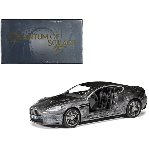 Aston Martin DBS Gray Metallic (Damaged Version) James Bond 007 "Quantum of Solace" (2008) Movie Diecast Model Car by Corgi