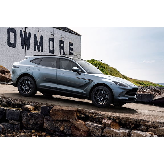 Aston Martin DBX Bowmore Edition Sporty Car Wall Indoor Decor - 12x18 Inch Laminated Poster - Stunning Detail and Bold Colors