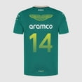 thumbnail image 1 of Aston Martin F1 Replica Alonso #14 Tee Shirt 2025 Green, 1 of 3