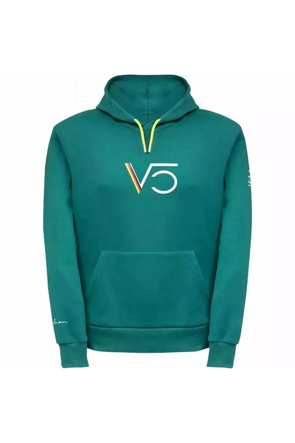 Aston Martin F1 Sebastian Vettel Hoodie - Black/Green