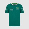 thumbnail image 1 of Aston Martin F1 Team Mens Driver Lance Stroll Driver T-Shirt Green 2024, 1 of 2