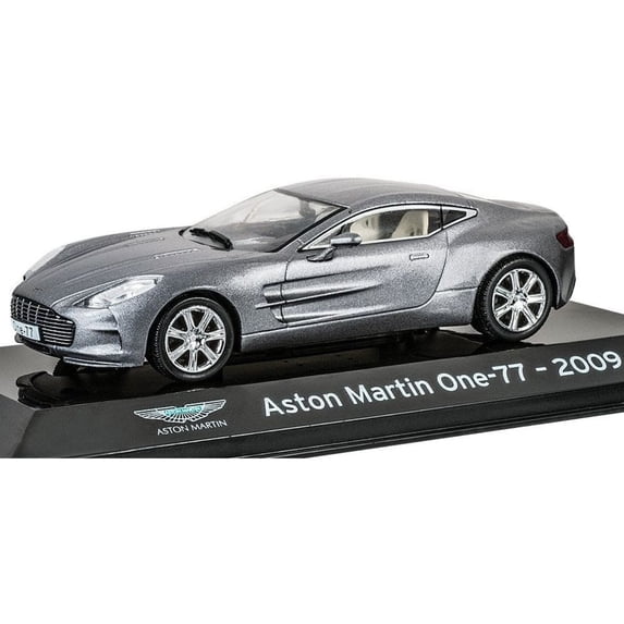 Aston Martin One 77 (2009) 1:43 scale diecast model car in Grey by Ex Mag