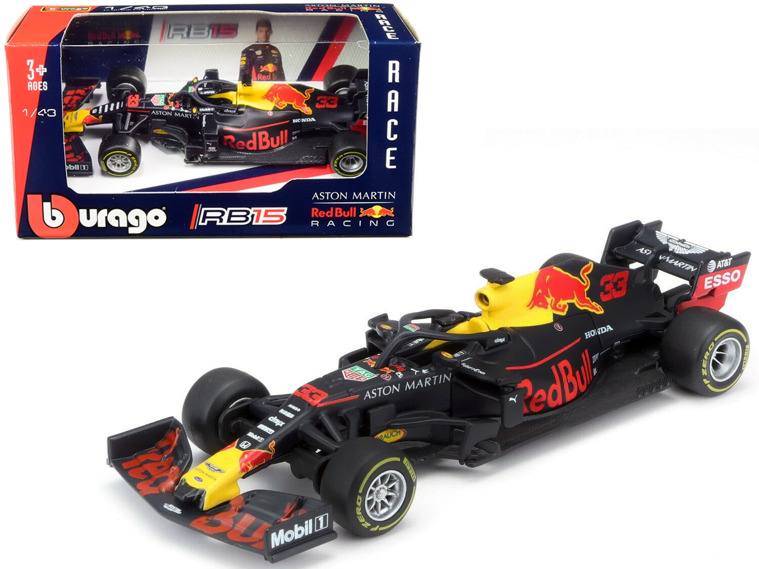 Bburago 1/43 Scale Aston Martin RB15 #33 Max Verstappen F1 Bburago 1/43 Scale Aston Martin RB15 #33 Max Verstappen F1
