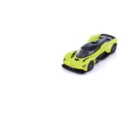 Aston Martin Valkrite, Lime Essence Yellow - Kinsmart H12B - 1/64 Scale Diecast Model Car