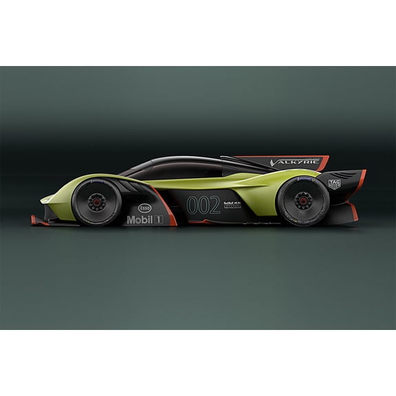 Aston Martin Valkyrie AMR Pro Racing Car Wall Art Home Decor - 20x30 Inch Laminated Poster - Stunning Detail and Bold Colors