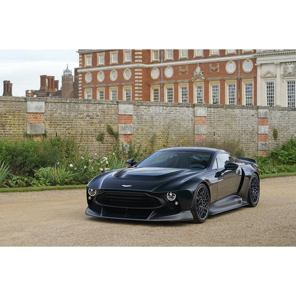 Aston Martin Victor Front View Art Indoor Decor - 24x36 Inch Laminated Poster - Stunning Detail and Bold Colors
