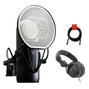 Aston Microphones Element Microphone Bundle with Polsen Studio Monitor Headphone & XLR Cable