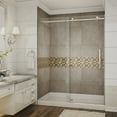 thumbnail image 1 of Aston Sdr976-Tr-60-10-M Moselle 60" X 77.5" Frameless Sliding Shower Door - Chrome, 1 of 7
