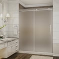 thumbnail image 1 of Aston SDR976F-TR-SS-60-10-R Moselle 60" Wide X 77-1/2" High Frameless Sliding Shower Door, 1 of 6