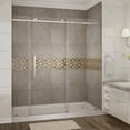 thumbnail image 1 of Aston SDR976-TR-CH-72-10-R Moselle 72" Wide X 77-1/2" High Frameless Sliding Shower Door -, 1 of 6