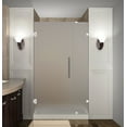 thumbnail image 1 of Aston Sdr985f-29-10 Nautis 29" Wide X 72" High Frameless Hinged Shower Door - Chrome, 1 of 7