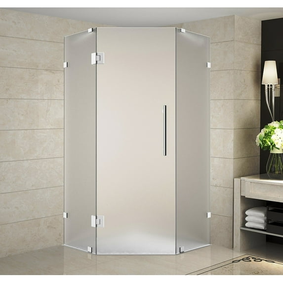 Aston Sen986f-40-10 Neoscape 40" Wide X 40" Deep X 72" High Frameless Hinged Shower