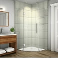 thumbnail image 1 of Aston SEN991-SS-40-10 Neoscape Gs Wide 40" X Deep 40" X 72" High Frameless Hinged Shower, 1 of 5