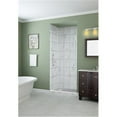 thumbnail image 1 of Aston SDR997EZ-CH-27-10 72 x 26.75-27.25 x 0.375 in. Kinkade Frameless Hinged Shower Door - Chrome, 1 of 7