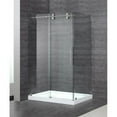 thumbnail image 1 of Aston SEN979-SS-48-10 48 in. Frameless Sliding Shower Enclosure, Stainless Steel Hardware, 1 of 7