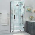 thumbnail image 1 of Aston Sdr965ez-423280 Belmore Xl 80" High X 42" Wide Hinged Frameless Shower Door - Bronze, 1 of 7