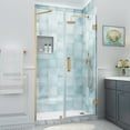 thumbnail image 1 of Aston Sdr965ez-512980 Belmore Xl 80" High X 51" Wide Hinged Frameless Shower Door - Gold, 1 of 7