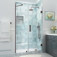 thumbnail image 1 of Aston Sdr965ez-523080 Belmore Xl 80" High X 52" Wide Hinged Frameless Shower Door - Bronze, 1 of 7