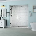 thumbnail image 1 of Aston SDR965EZ-ORB-6123-10 Belmore 72" High X 61" Wide Hinged Frameless Shower Door -, 1 of 7