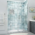 thumbnail image 1 of Aston Sdr965ez-643480 Belmore Xl 80" High X 64" Wide Hinged Frameless Shower Door - Chrome, 1 of 7