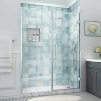 Aston Sdr965ez-673580 Belmore Xl 80" High X 67" Wide Hinged Frameless Shower Door -