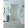 thumbnail image 1 of Aston SDR965F-SS-4438-10 Belmore 43.25-44.25 x 72 in. Frameless Hinged Shower Door with Frosted Glass in Stainless Steel, 1 of 7