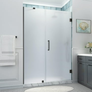 Aston Sdr965fruw-583480 Belmore Xl 80" High X 58" Wide Hinged Frameless Shower Door -