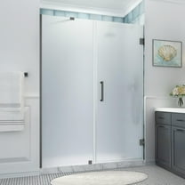 Aston Sdr965fruw-623280 Belmore Xl 80" High X 62" Wide Hinged Frameless Shower Door -