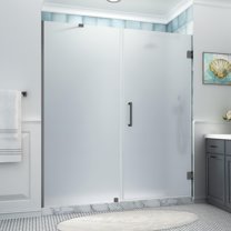 Aston Sdr965fruw-733780 Belmore Xl 80" High X 73" Wide Hinged Frameless Shower Door -
