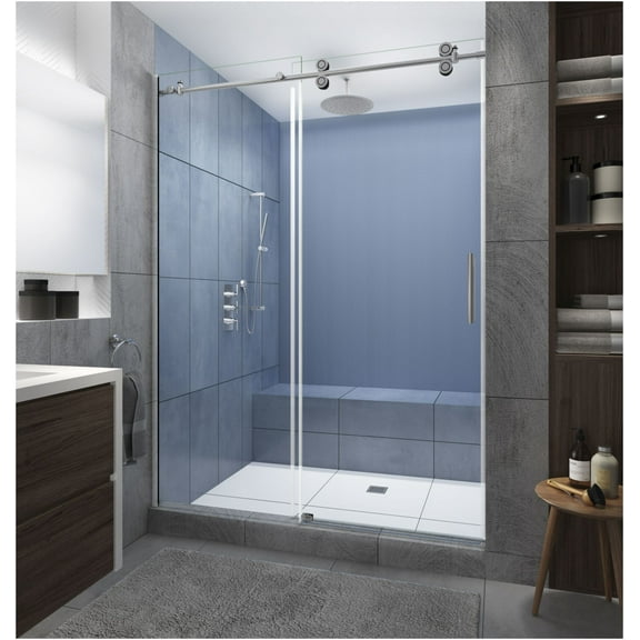 Aston Sdr978ez.Uc-6880-R Langham Xl 80" High X 68" Wide Sliding Frameless Shower Door -