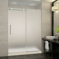 thumbnail image 1 of Aston Sdr978f-Tr-60-10-M Langham 60" X 77-1/2" Frameless Sliding Shower Door - Chrome, 1 of 4