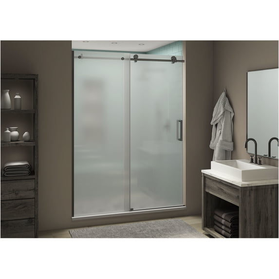 Aston SDR984FRUW.UC-SS-5280 Coraline Xl 80" High X 52" Wide Sliding Frameless Shower Door