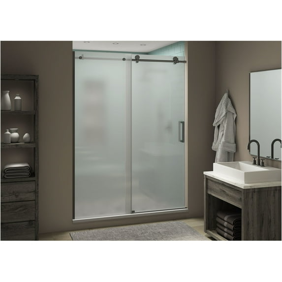 Aston Sdr984fruw.Uc-6480 Coraline Xl 80" High X 64" Wide Sliding Frameless Shower Door -
