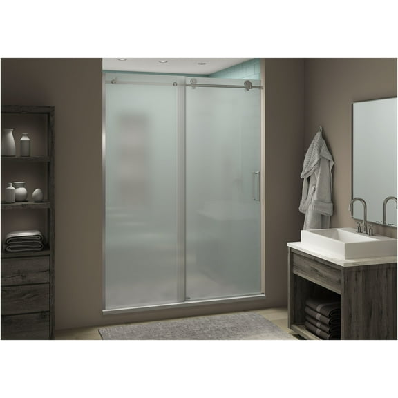 Aston Sdr984fruw.Uc-6480 Coraline Xl 80" High X 64" Wide Sliding Frameless Shower Door -