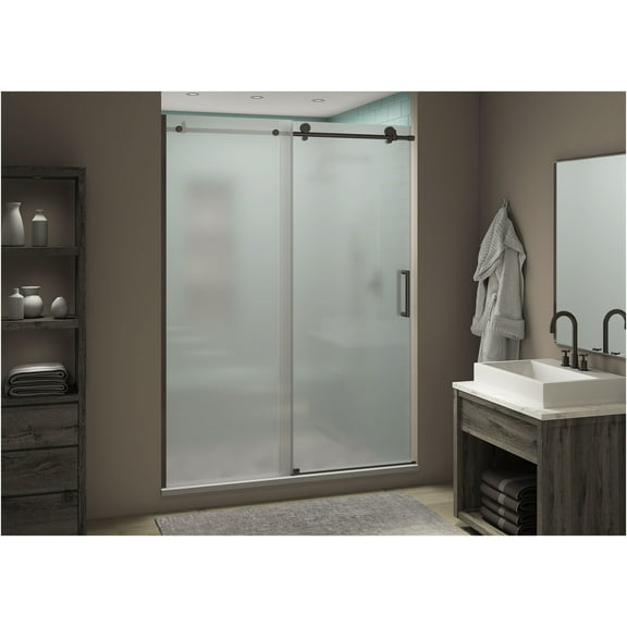 Aston Sdr984fruw.Uc-7280 Coraline Xl 80" High X 72" Wide Sliding Frameless Shower Door -