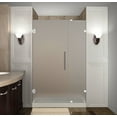 thumbnail image 1 of Aston Sdr985f-37-10 Nautis 37" Wide X 72" High Frameless Hinged Shower Door - Chrome, 1 of 7